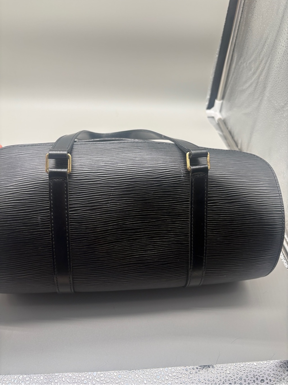 Louis Vuitton Epi Papillon 30 Black Noir Barrel Bag VI1021 France Vintage - Picture 2 of 13